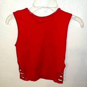 red tank top